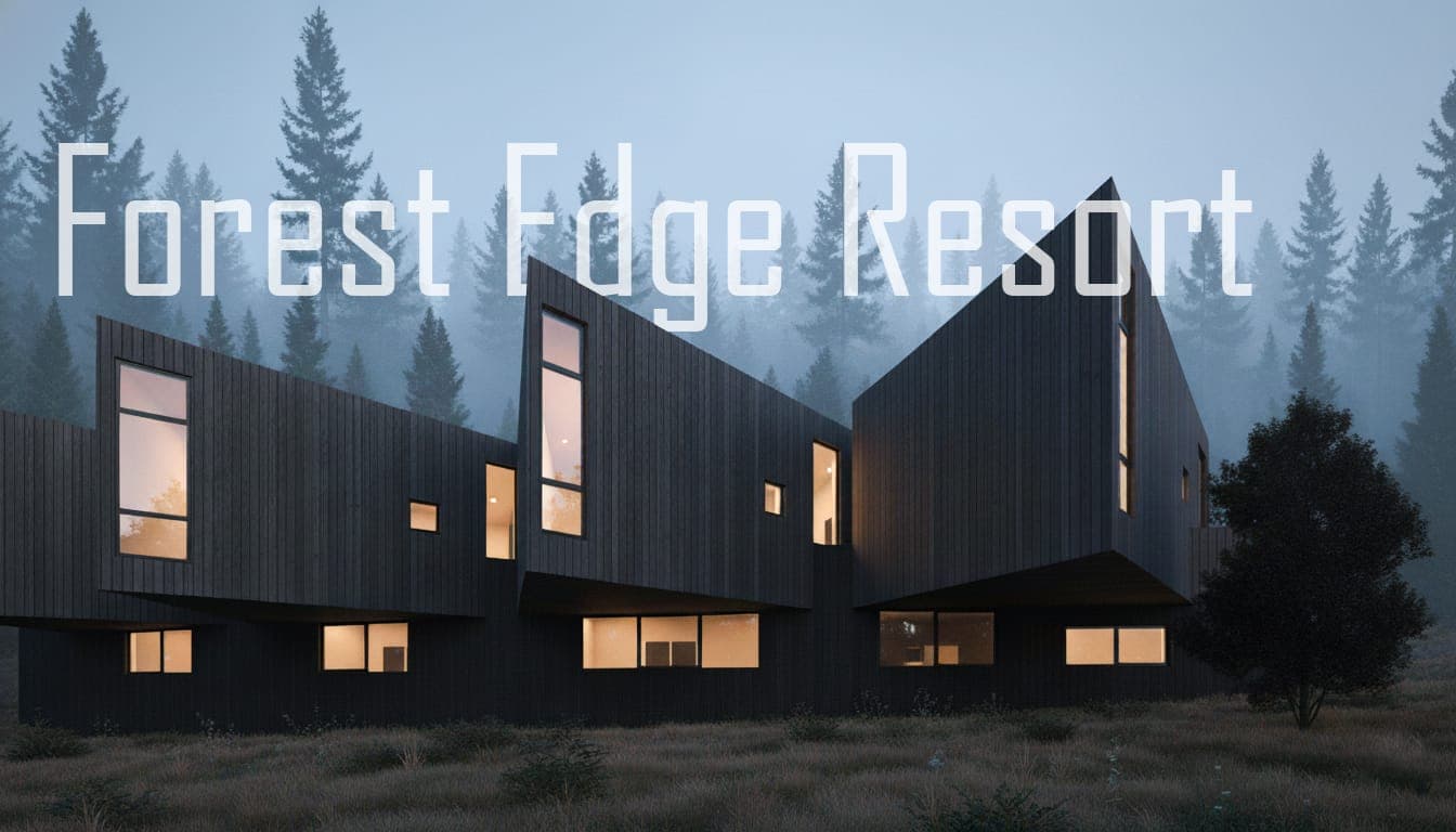 Forest Edge Resort: cabins, view 2
