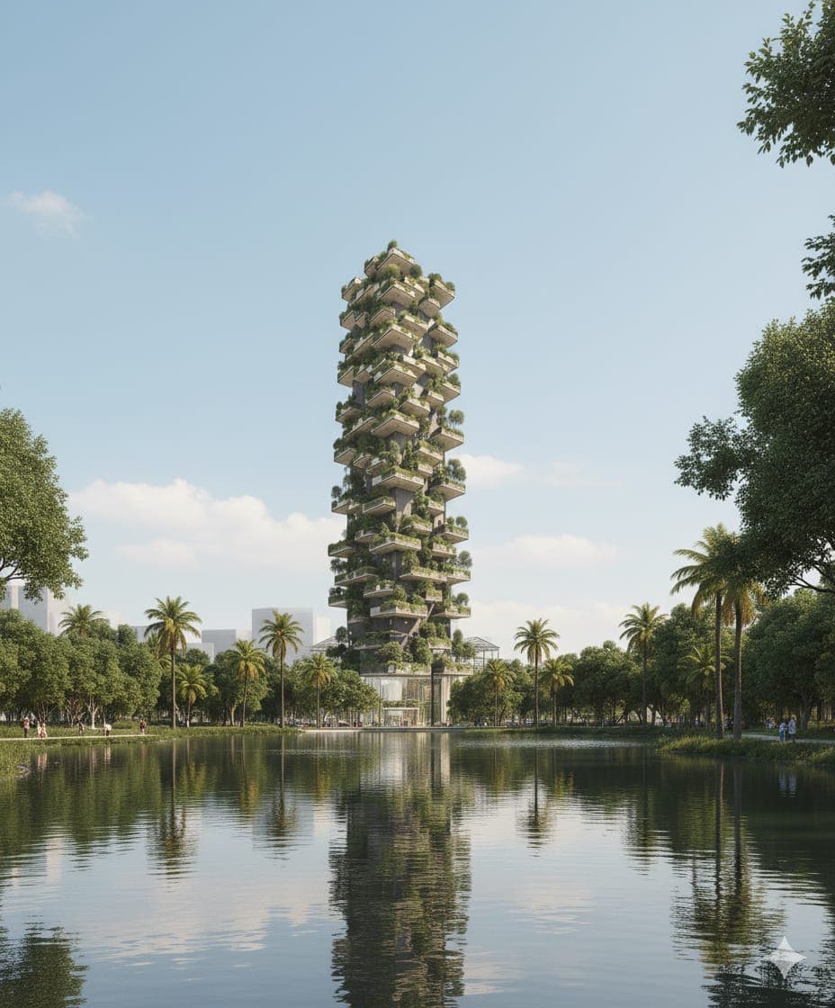 Verde Residences, UAE: tower, view 2