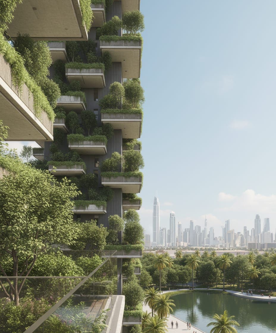 Verde Residences, UAE: tower, view 3